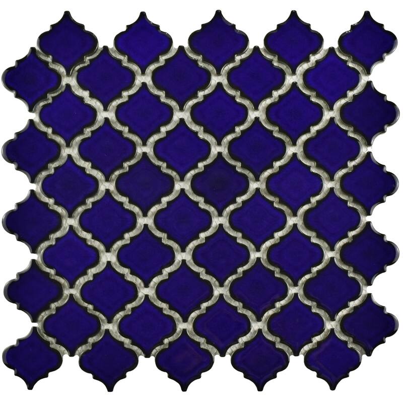 Merola Tile Hudson Tangier Blue Eye 12-3/8" x 12-3/8" Porcelain Floor and Wall Tile