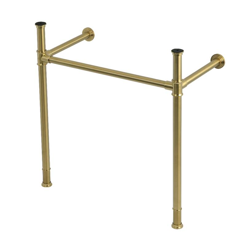 Kingston Brass Fauceture Stainless Steel Console Sink Legs - Brushed Brass