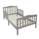 preview thumbnail 1 of 19, Modern Design Wooden Baby Toddler Bed Furniture with Safety Guardrails