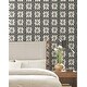 preview thumbnail 3 of 5, York Wallcoverings Mimosa Fleur Carbon Black Wallpaper