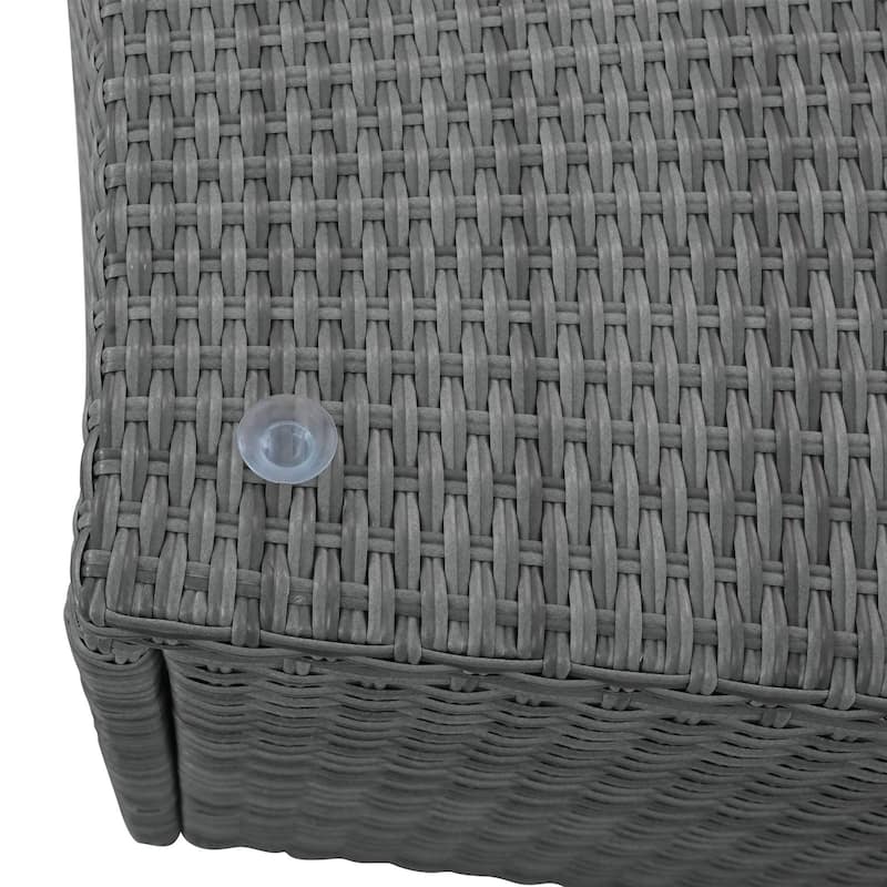 10-Piece Outdoor PE Wicker Sofa Set with Cushions