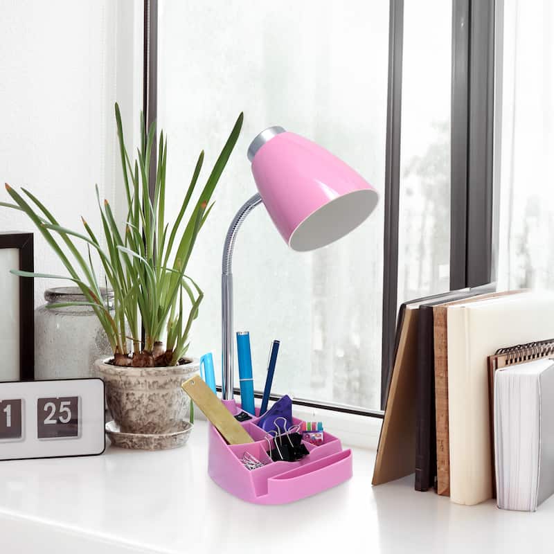 Creekwood Home 18.5" Flexible Gooseneck Organizer Desk Lamp - 18.5