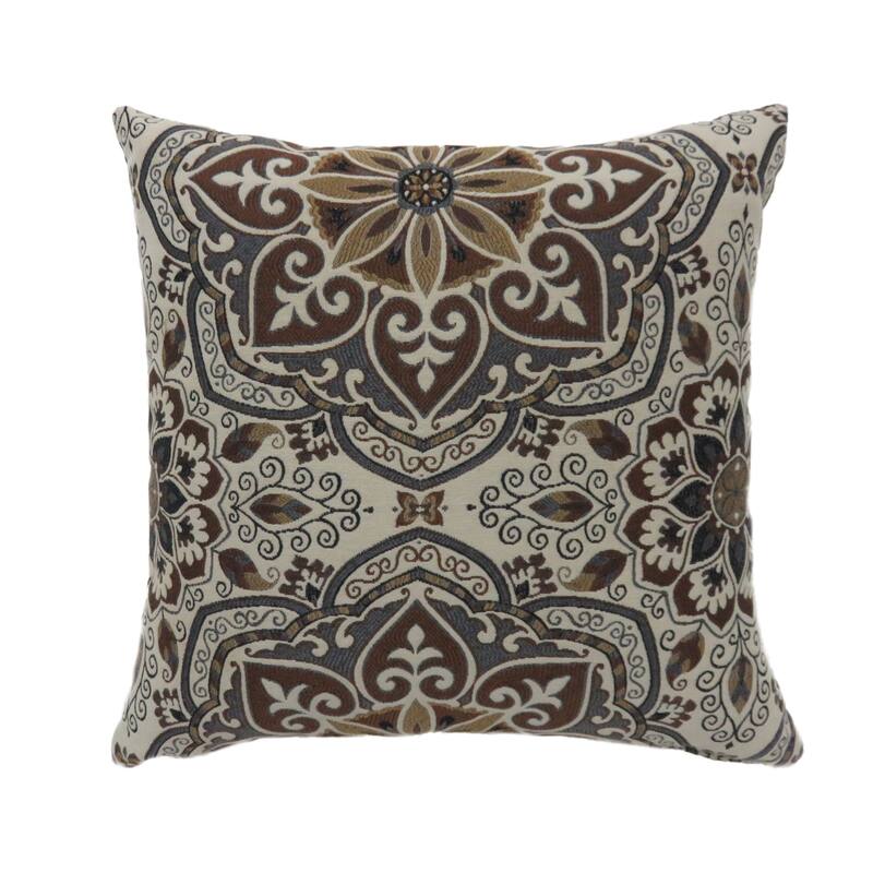 Bela Bohemian Multi-color Fabric Throw Pillows (Set of 2) by Furniture of America - 21" x 21"