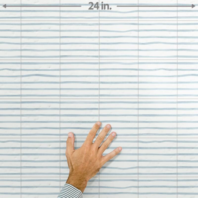Merola Tile Berta Olas 7-7/8" x 7-7/8" Ceramic Wall Tile
