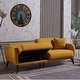 preview thumbnail 27 of 33, Bellona USA Sleeper Sofa-in-a-Box with Storage - 33"x79"x31" Yellow