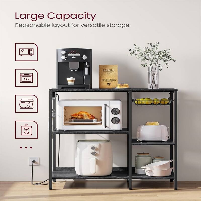 Baker's Rack - 15.7"D x 35.4"W x 35.6"H
