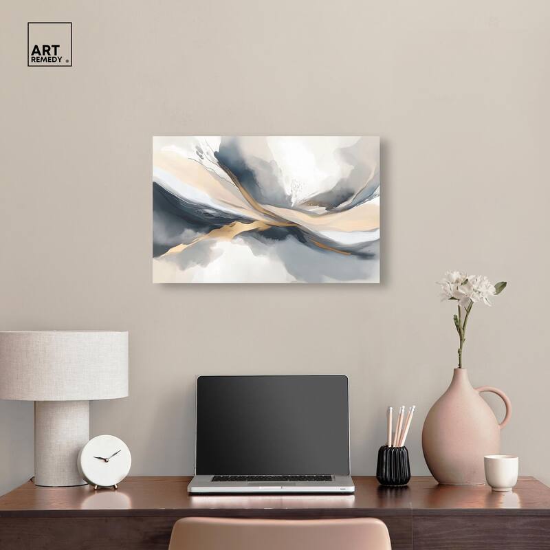 Dynamic Swirls II Canvas by Art Remedy, Gallery Wrapped