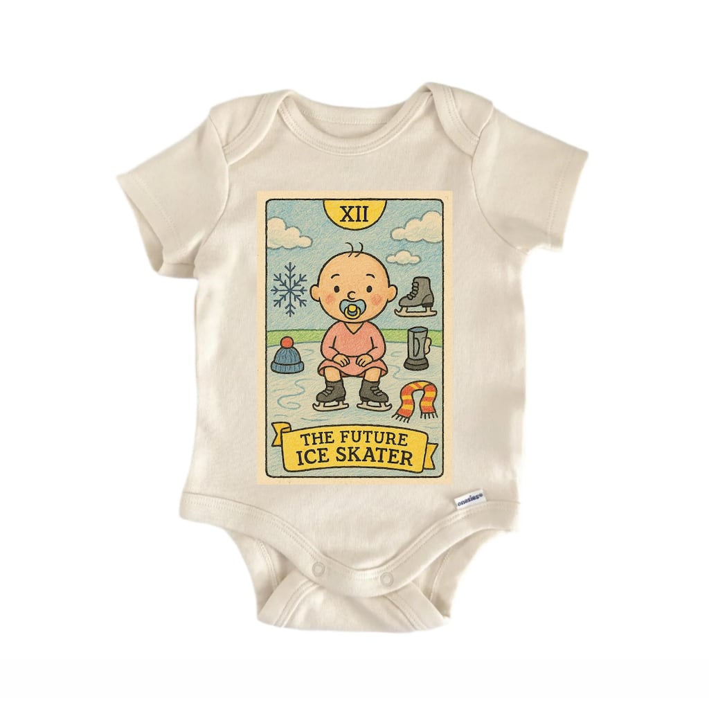 Ice Skater Tarot - Baby Bodysuit