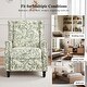 preview thumbnail 90 of 91, Linen Manual Upholstered Recliner with Wood Legs