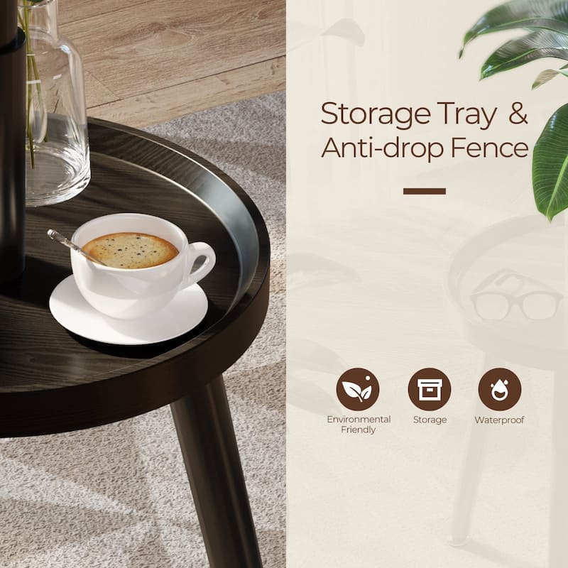 Coat Rack, Wooden Coat Rack Freestanding with Shelf, Coat Tree with 4 Height Options 50.5"-72.6"Hanger Stand