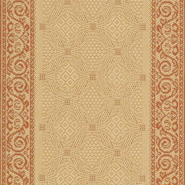 SAFAVIEH Courtyard Laurene Waterproof Patio Backyard Rug