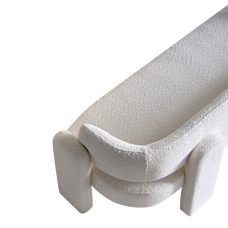 Boucle Upholstery Modern Sofa