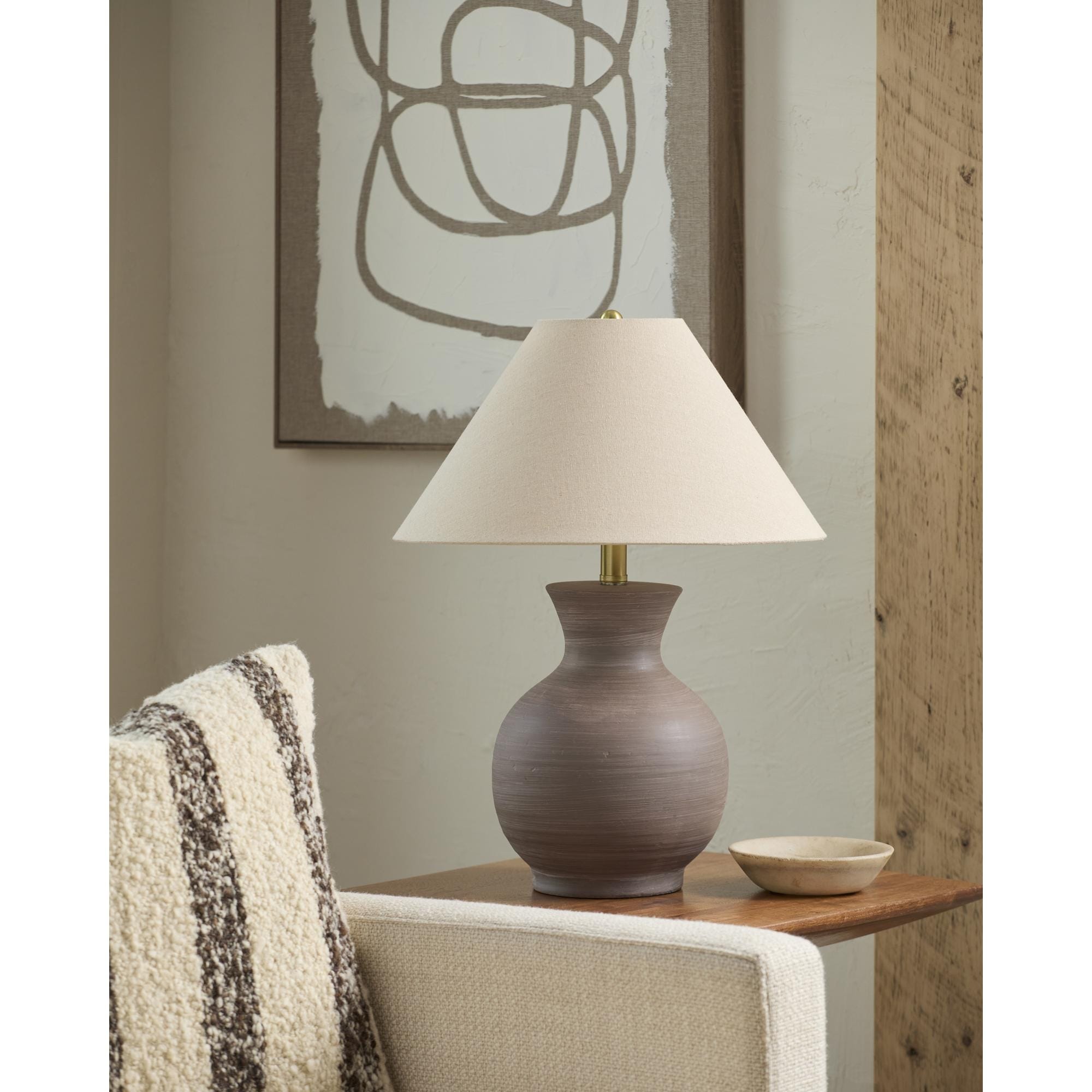 Livabliss Argilla Modern Accent Table Lamp - 22"H x 16"W x 16"D