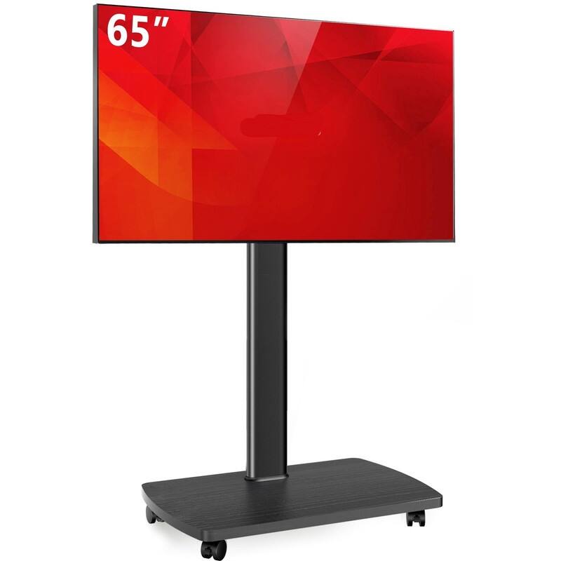Rolling TV Stand - Black
