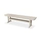 preview thumbnail 11 of 11, POLYWOOD Farmhouse 65-inch Bench Sand