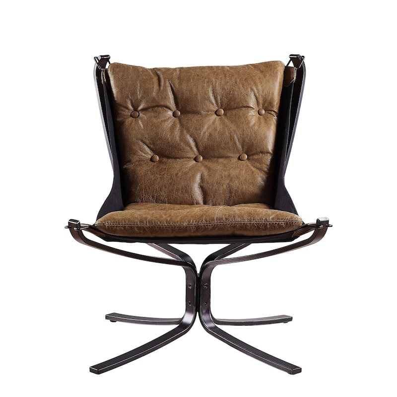 Meadowdale Button-Tufted Accent Chair with 4-Star Frame