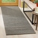 preview thumbnail 38 of 110, SAFAVIEH Handmade Natura Refiqe Wool Rug 2'3" x 8' Runner - Dark Grey - Runner