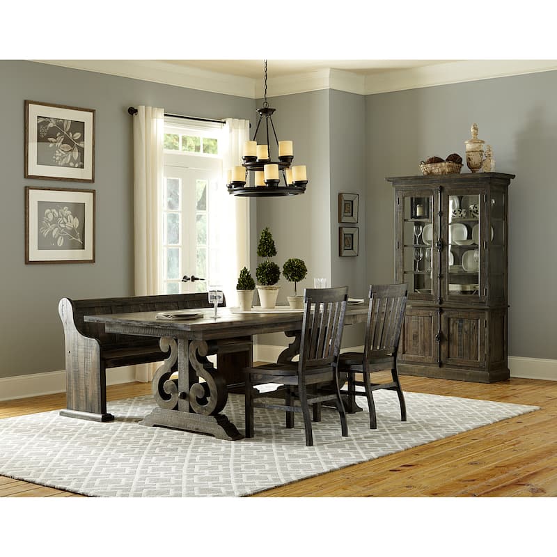 Magnussen Home Bellamy Peppercorn Dining Cabinet - 44''W x 19''D x 78''H