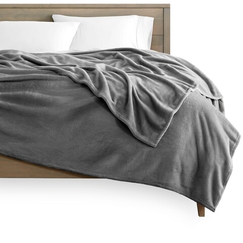Bare Home Microplush Fleece Blanket - Ultra-Soft - Cozy Fuzzy Warm