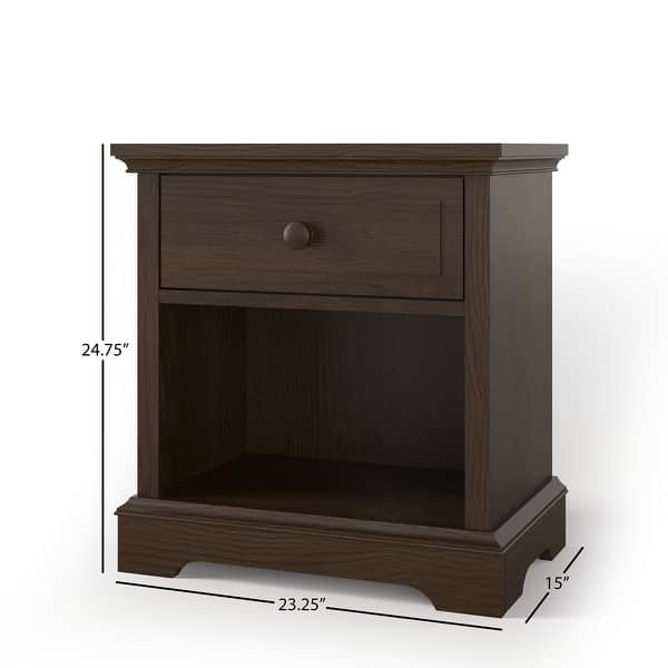dimension image slide 1 of 2, Child Craft Universal Select Night Stand, Slate