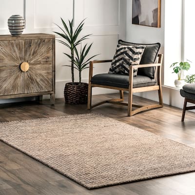 Arvin Olano x Rugs USA Co Melrose Checked Wool Area Rug