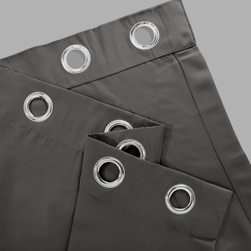 Exclusive Fabrics Extra Wide Room Darkening Grommet Curtain Panel - 100 x 108