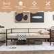 preview thumbnail 3 of 8, Costway Twin Daybed Sofa Bed Frame Metal Platform with Headboard for