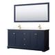 Option Dark Blue / Giotto Quartz Top / Brushed Gold