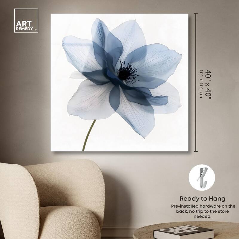 Morning Petalia I Acrylic by Art Remedy, Ready to Hang