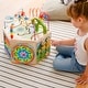 preview thumbnail 12 of 10, Teamson Kids Preschool Play Lab 7-in-1 Large Wooden Activity Station, Natural - 15.71" L x 16.1" W x 16.1" H