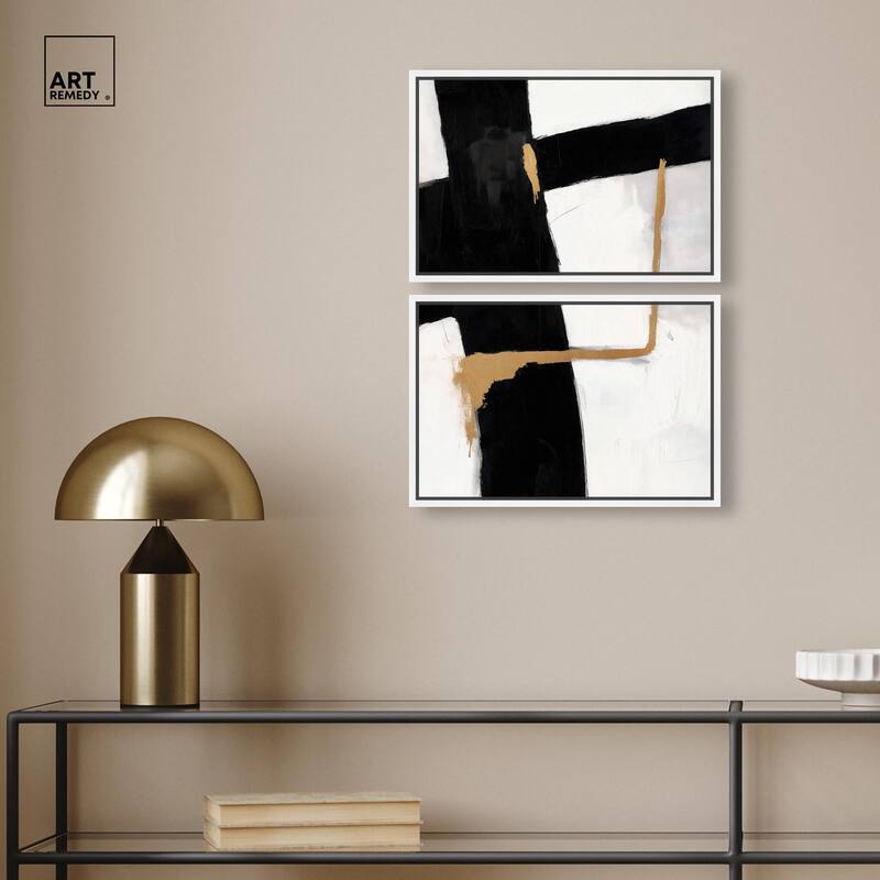 Urban Grid III Canvas Set of 2 by Art Remedy