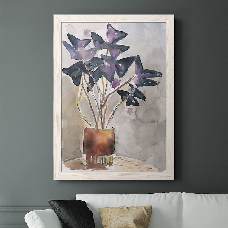 Oxalis in Vase I-Premium Framed Canvas - Ready to Hang - Bed Bath ...