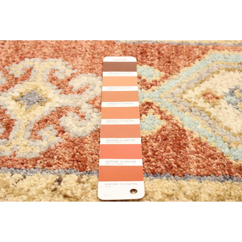 ECARPETGALLERY Hand-knotted Jules Serapi Dark Copper Wool Rug - 5'5 x 7'11
