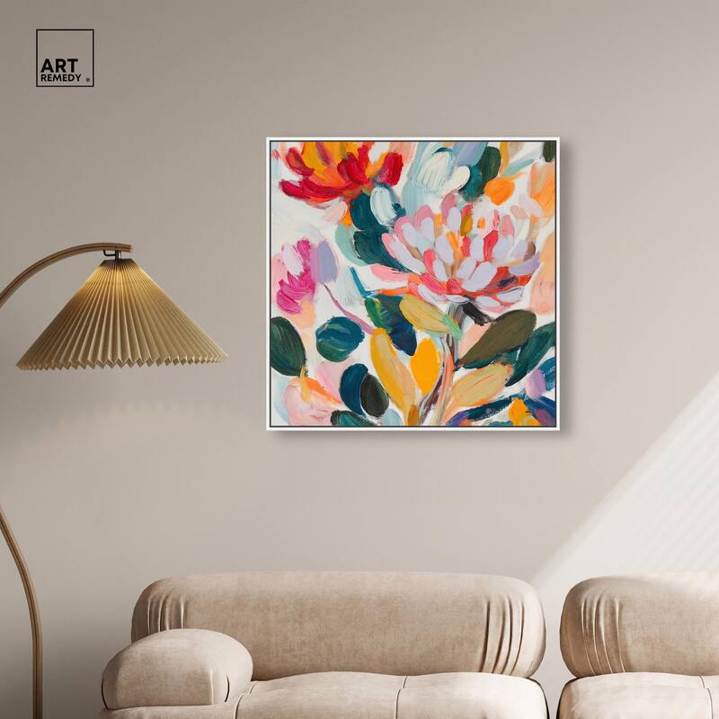 Lively Flora II Canvas by Art Remedy
