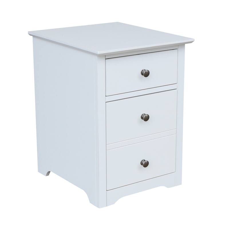 Two Drawer File Cabinet with Desk And Chair