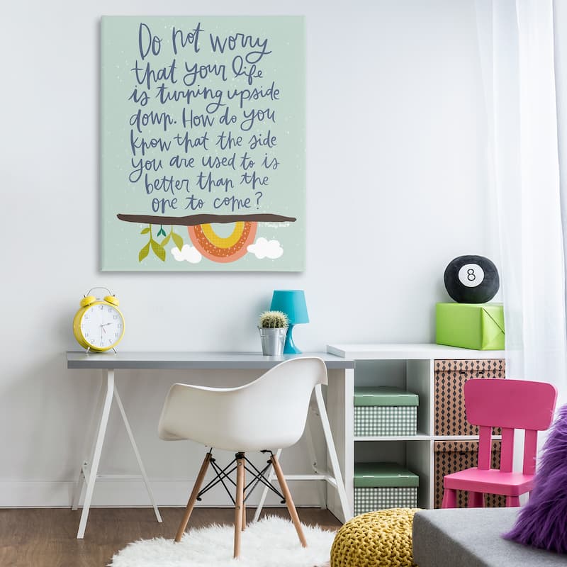 Stupell Hopeful Encouraging Phrase Canvas Wall Art Design By Mandy Ford Art + Illustration