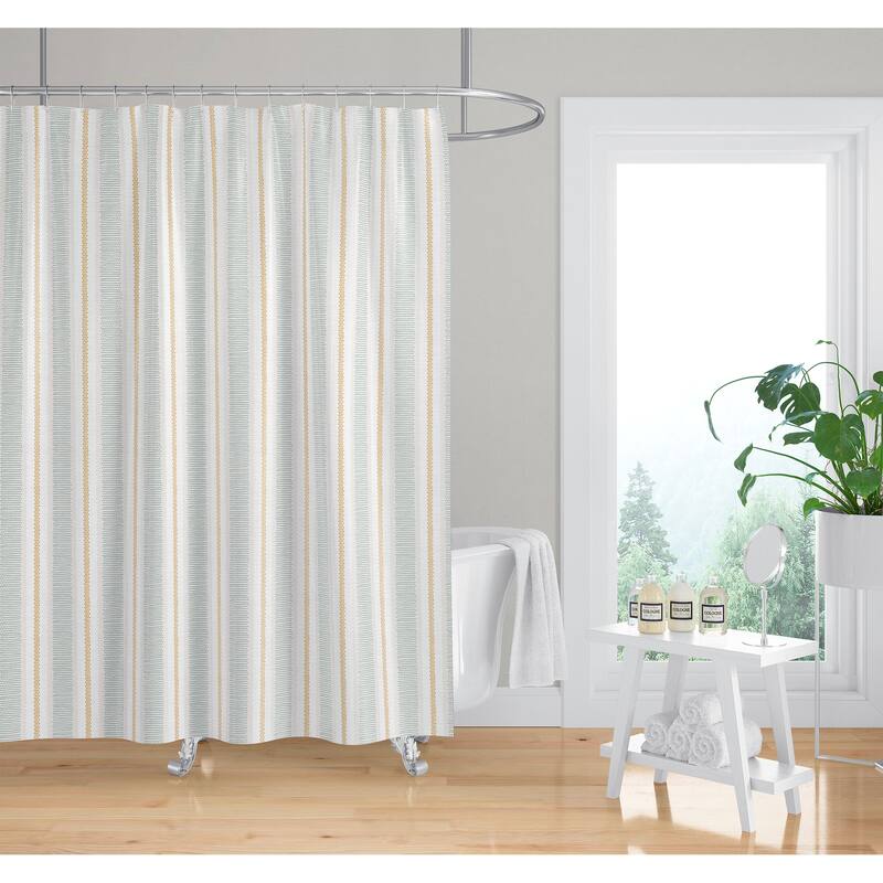 STRIPE DOTS SAGE Shower Curtain By Kavka Designs Bed Bath & Beyond