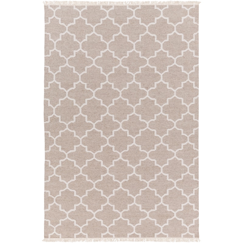 Hand-Woven Tegan Moroccan Trellis Reversible Area Rug