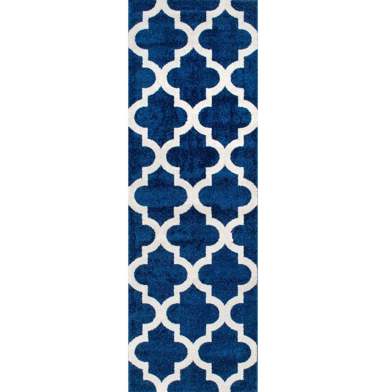 Nuloom Luna Geometric Trellis Area Rug