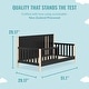 preview thumbnail 2 of 3, Evolur Dream On Me Soho Toddler Bed - Matte Black Vintage
