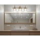 preview thumbnail 21 of 113, Shirley Metal/Glass LED Vanity Light, by JONATHAN Y