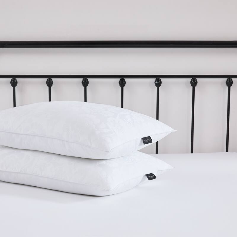 Lauren by Ralph Lauren Luxury Cotton Pillow Two-Pack - Ideal for All Sleep Positions