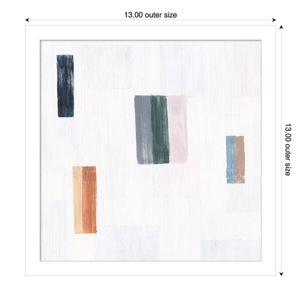dimension image slide 4 of 18, Somatic I by Vanna Lam Wood Framed Wall Art Print