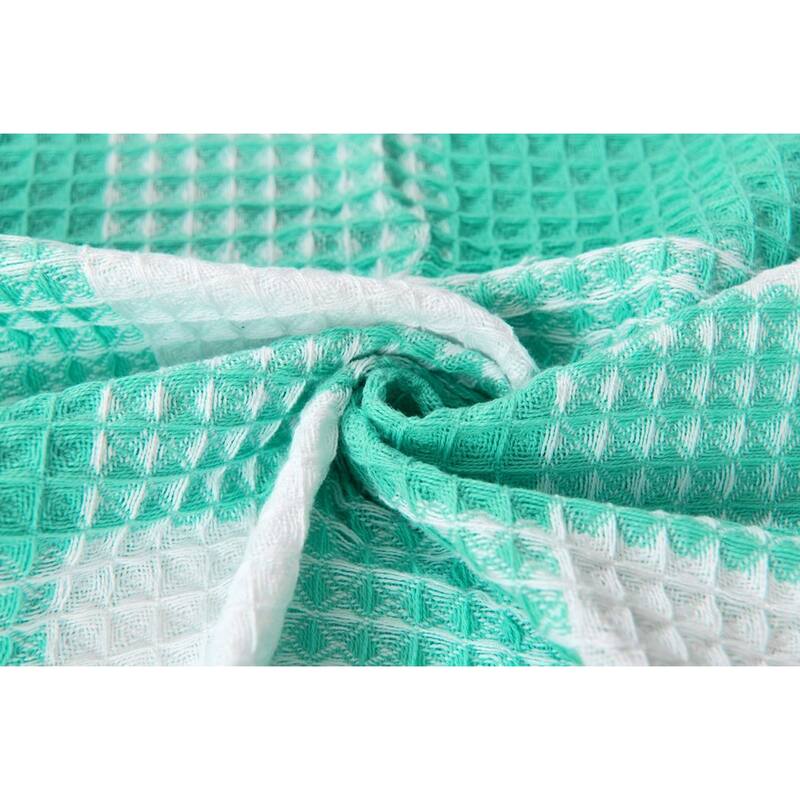 Imperial Checkered Cotton Textured 70" x 72" Shower Curtain