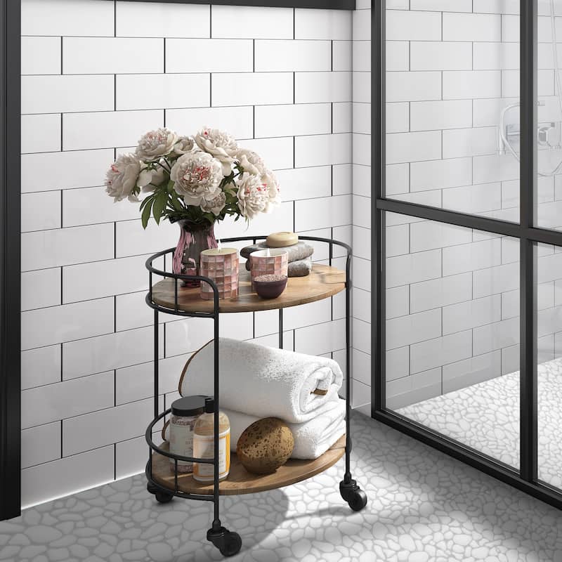 12"×12" Pebble Glass Mosaic Wall Tile（10 sheets/10sqft）