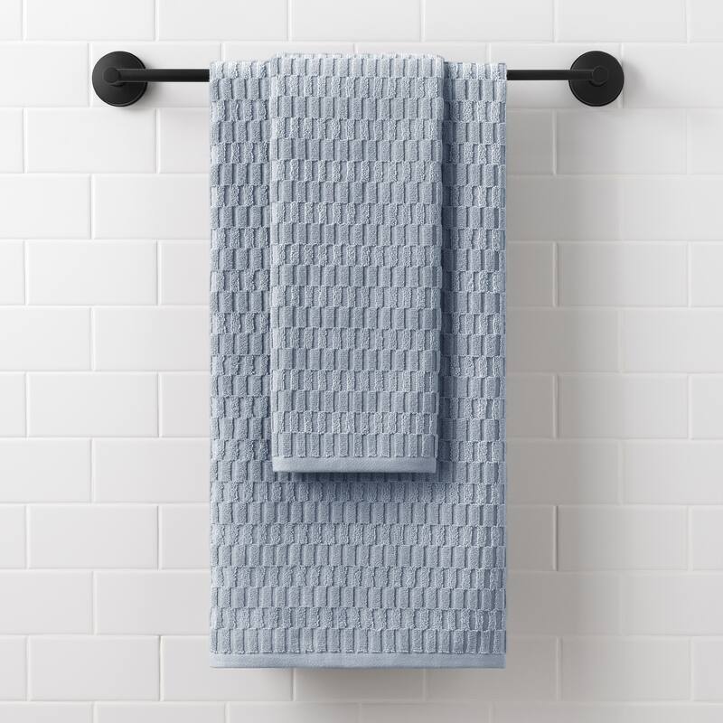 DKNY Metro Tile Quick Dry Bath and Hand Towel 4-piece Set