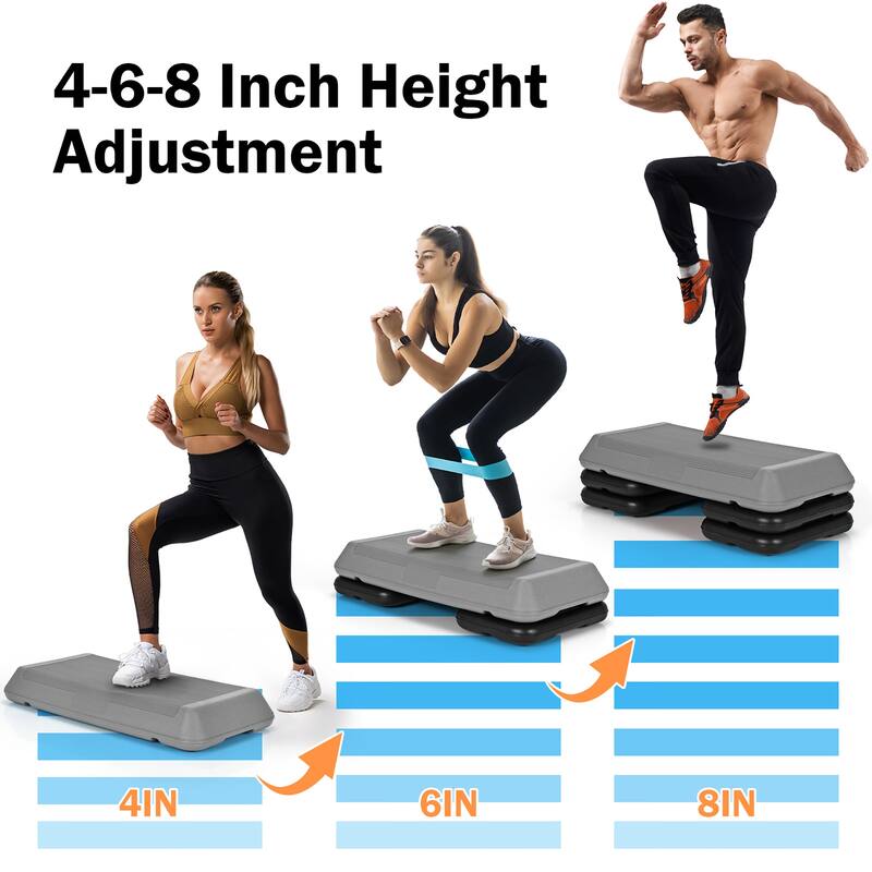 Costway 29'' Adjustable Workout Fitness Aerobic Stepper Exercise - See details