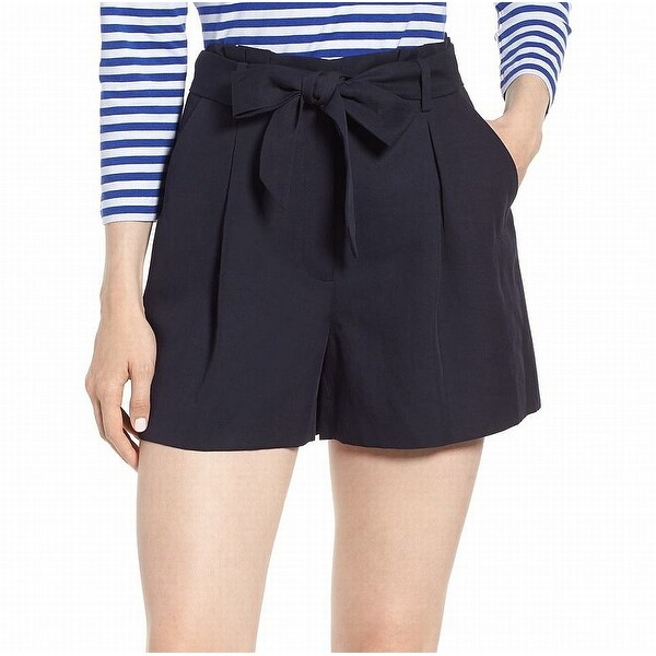 navy blue dress shorts womens