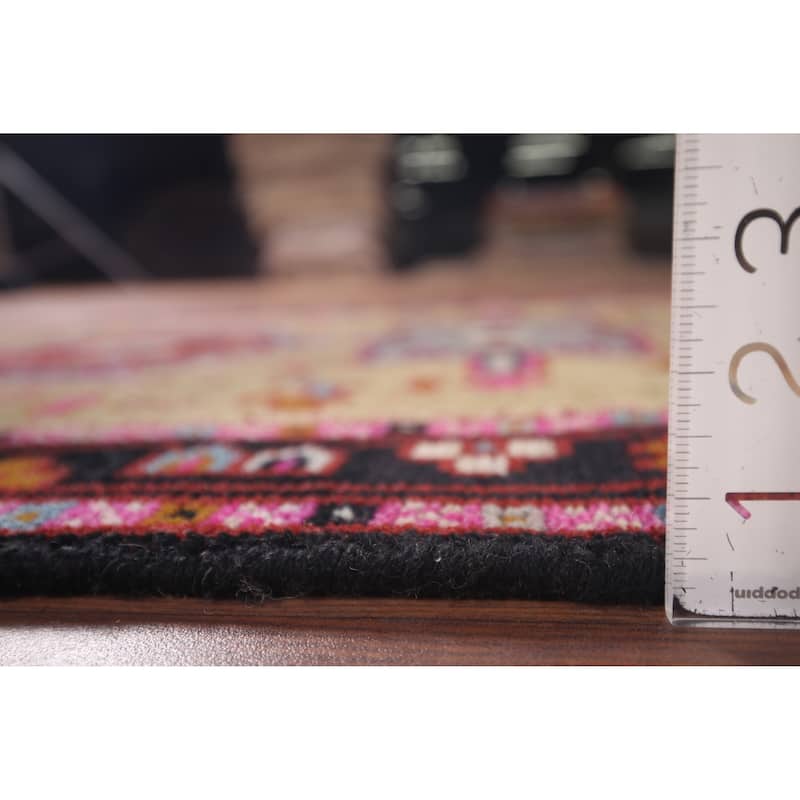 Khotan Oriental Accent Rug Hand-Knotted Wool Carpet - 2'11"x 4'11"