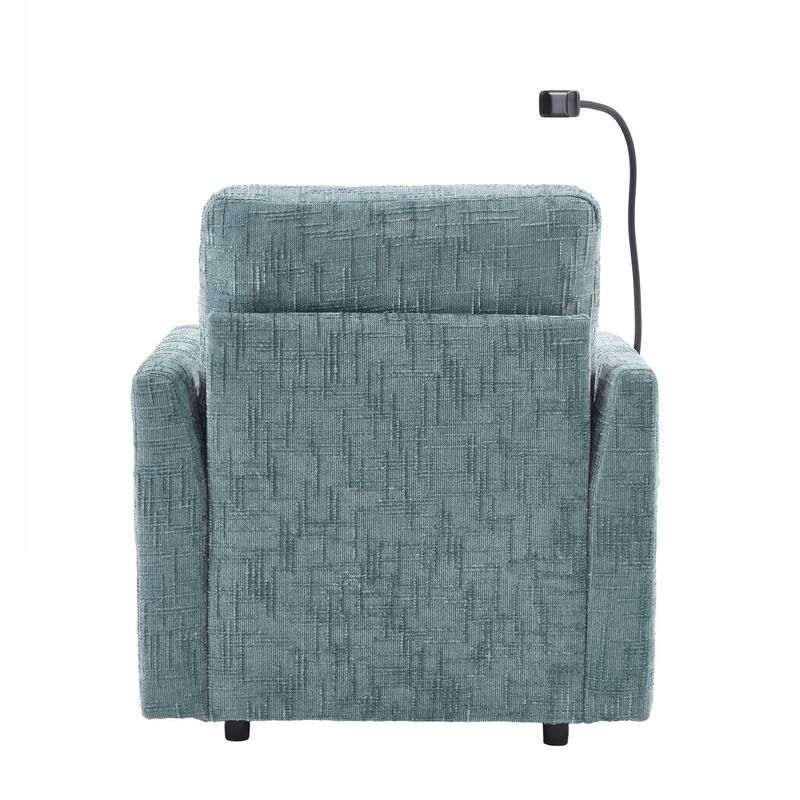 Multifunctional Lazy Person Sofa Recliner can be Stored Storage Backrest with Cell Phone Bracket Single Leisure Chair